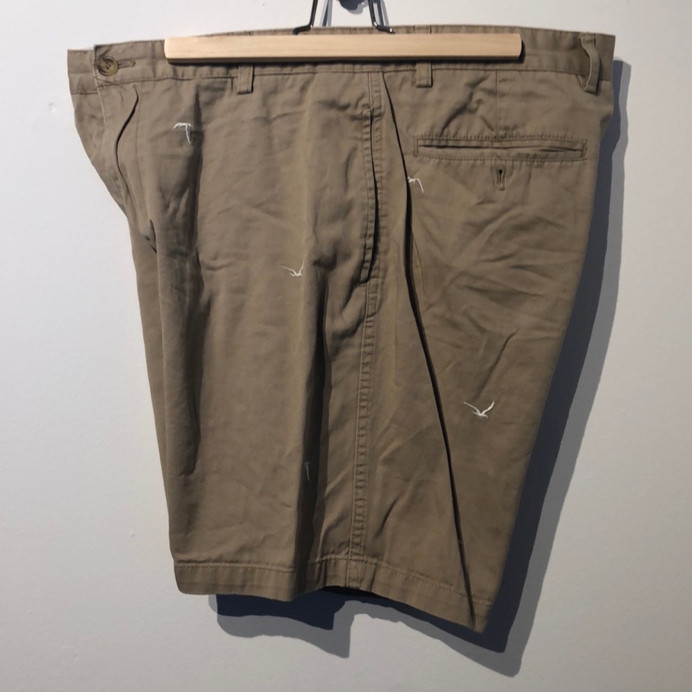 Segal Embroidered Flat Front Shorts